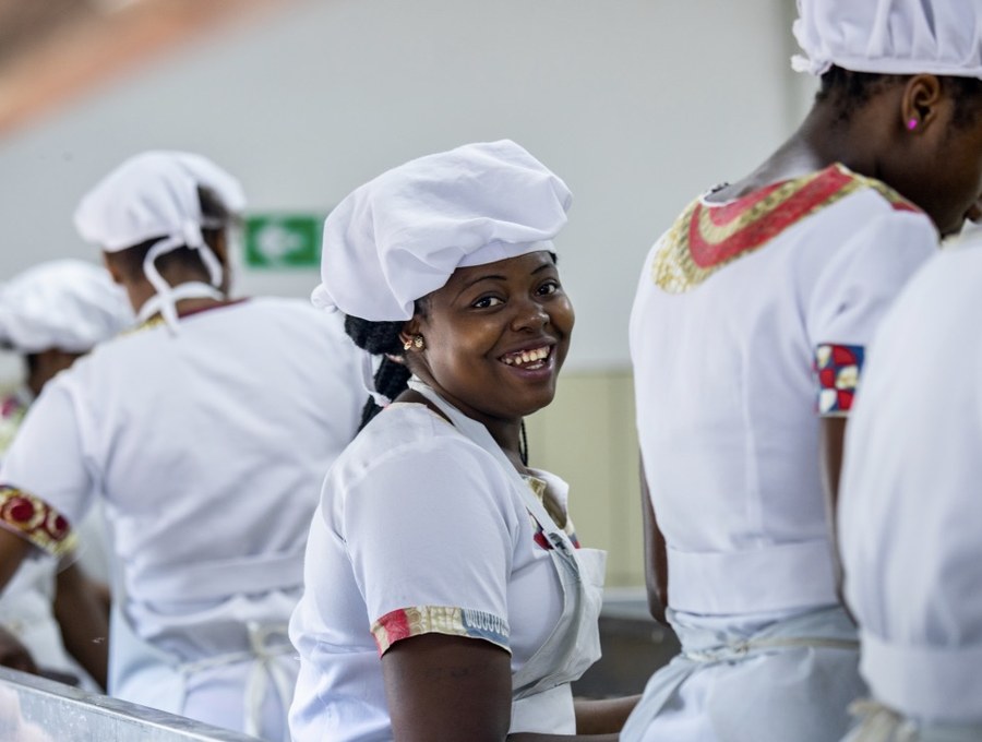 Emplois locaux à l'usine